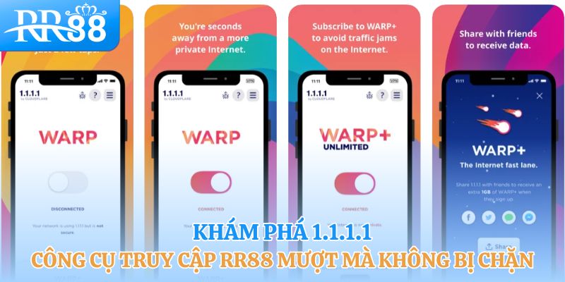 Hướng Dẫn Tải 1.1.1.1 Để Truy Cập RR88 Khi Bị Chặn Nhà Mạng 1 Khám phá công cụ 1.1.1.1 giúp truy cập RR88 mượt mà